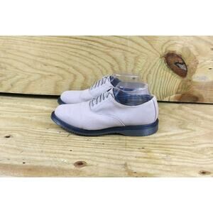 Doc Marten Loafers Womens 8 Light Gray Canvas Briar Oxfords Shoes Oil Resistant
